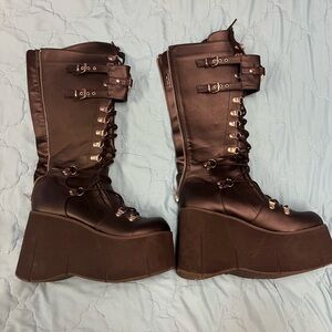 Black Demonia Kera 200 platform boots